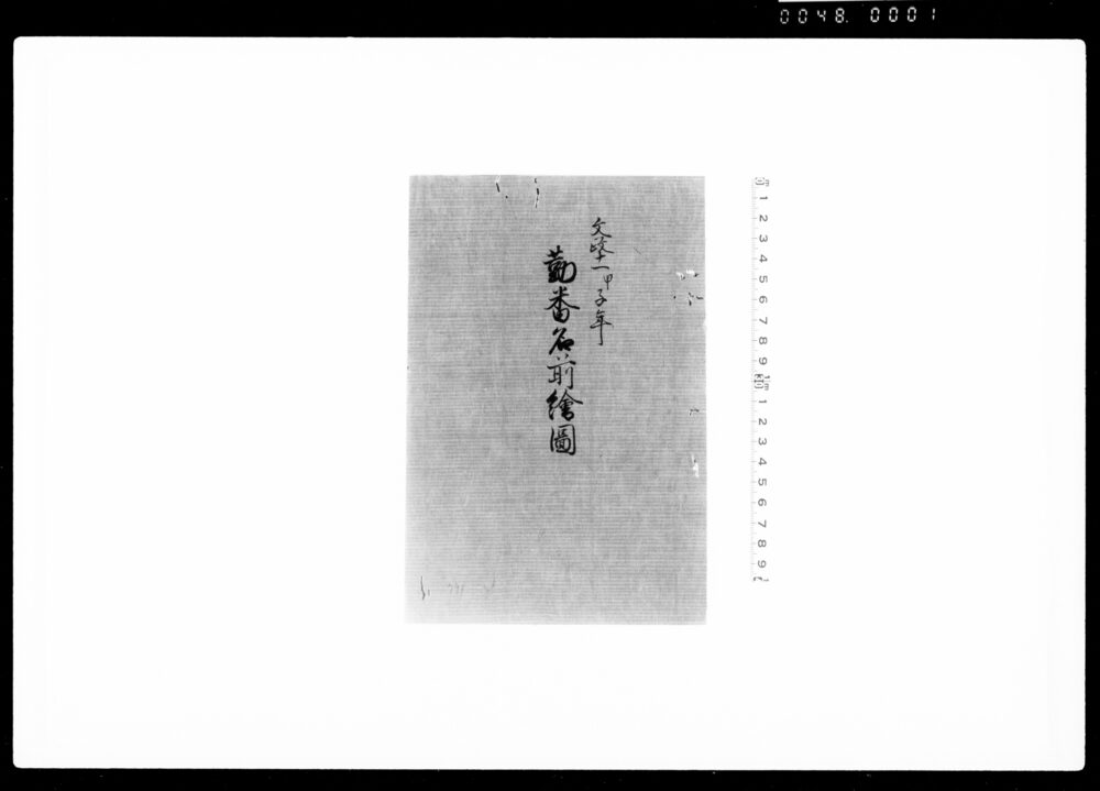 作品画像:勤番名前絵図(大坂)