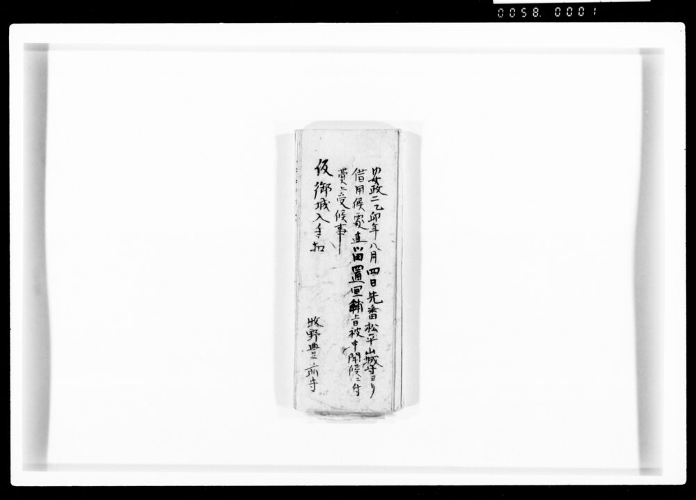 作品画像:仮御城入手控