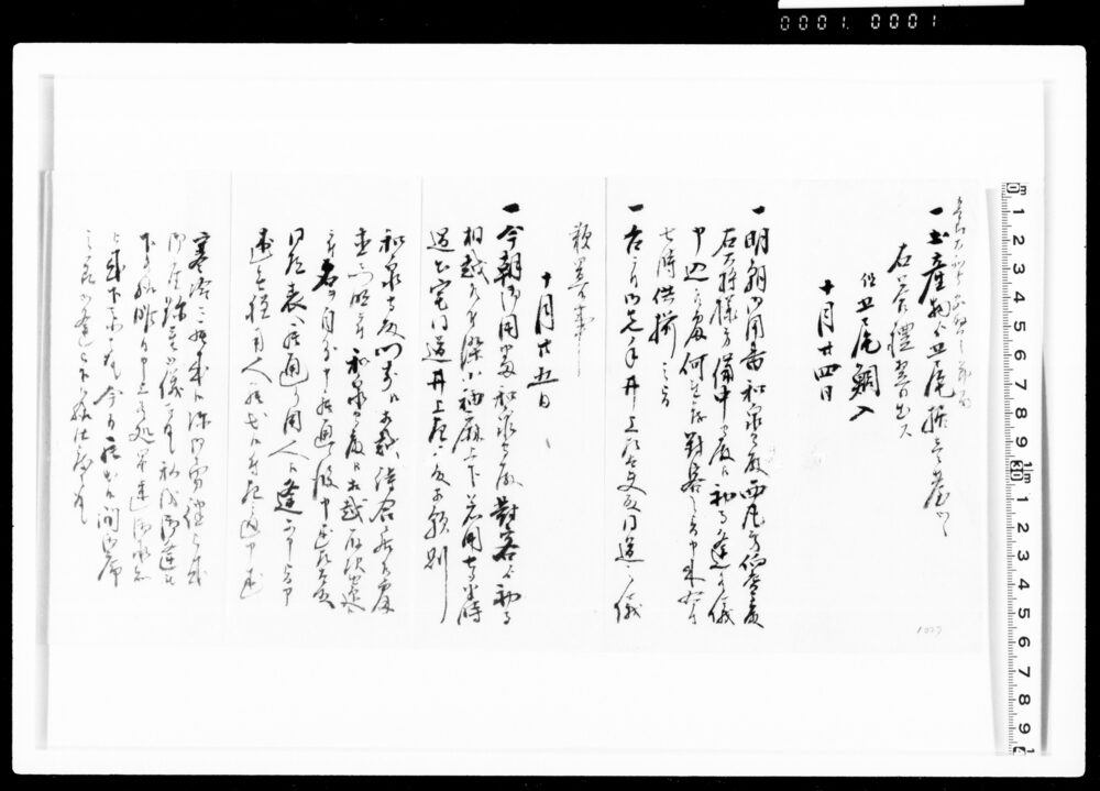 作品画像:青山大和守家督之節留