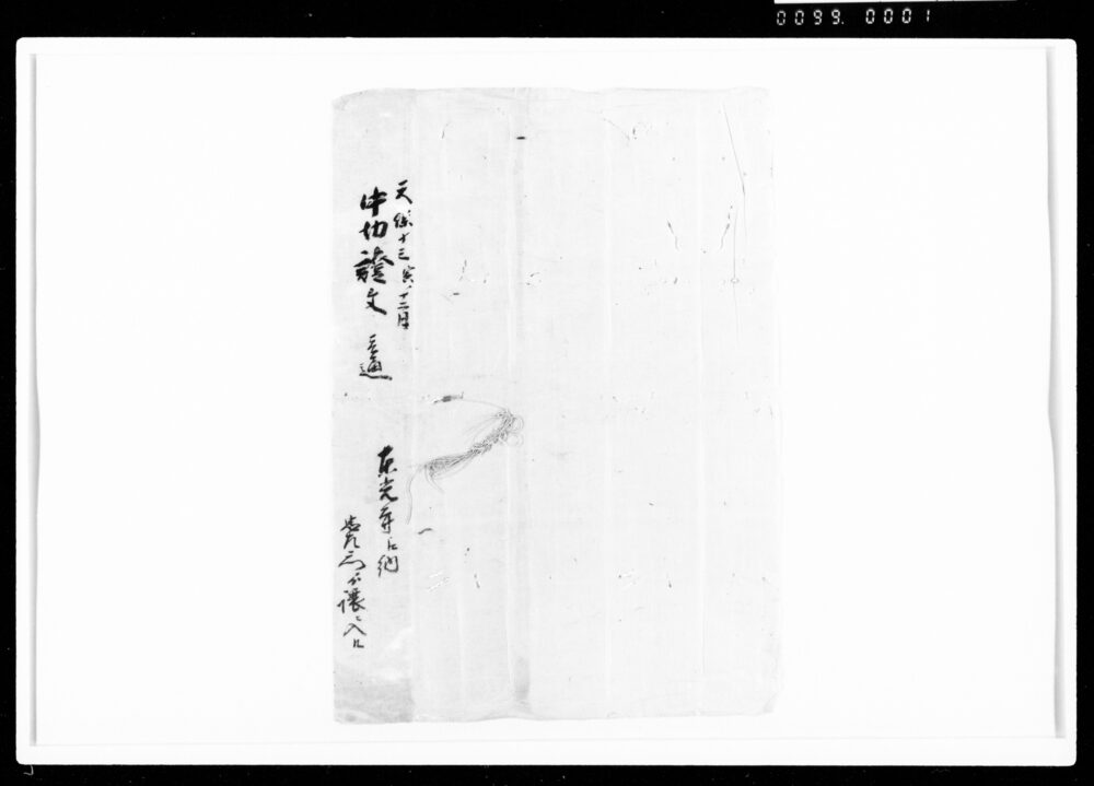 作品画像：譲渡申田地証文之事（代金12両請取）