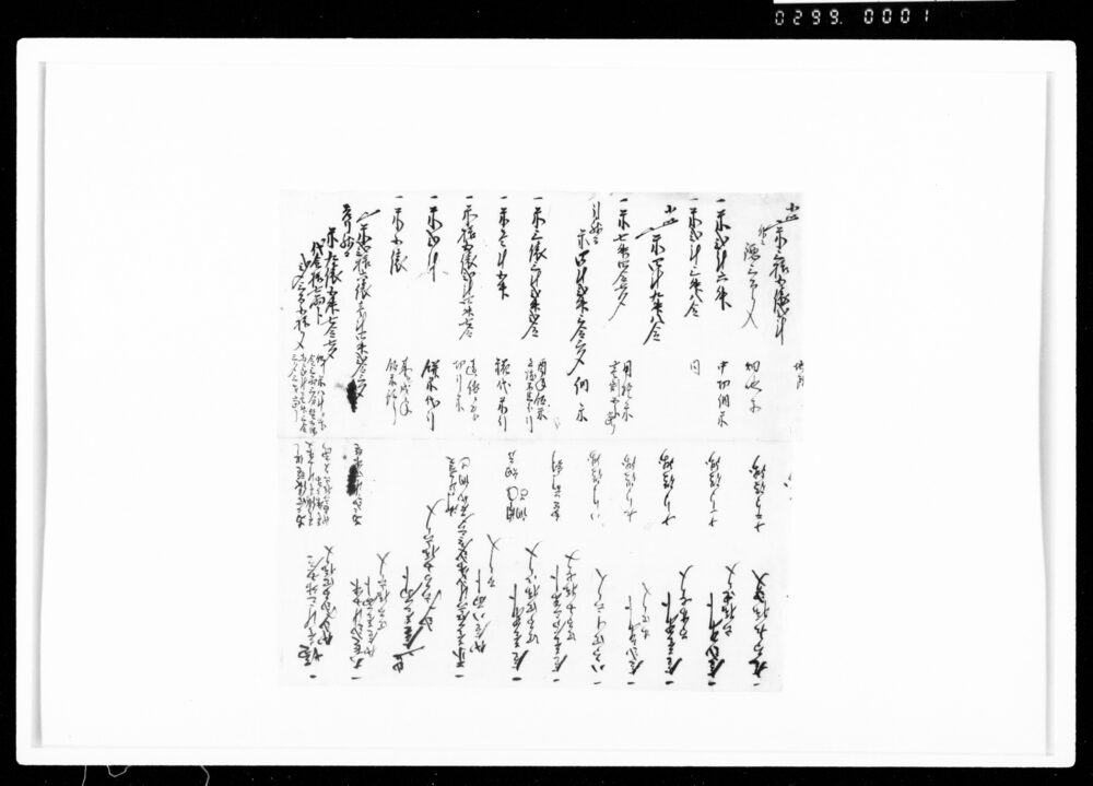 作品画像：[諸役・諸品出金覚帳断簡]