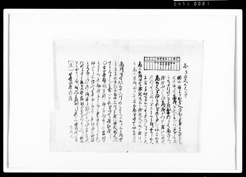 作品画像：[算法童子問　断簡]