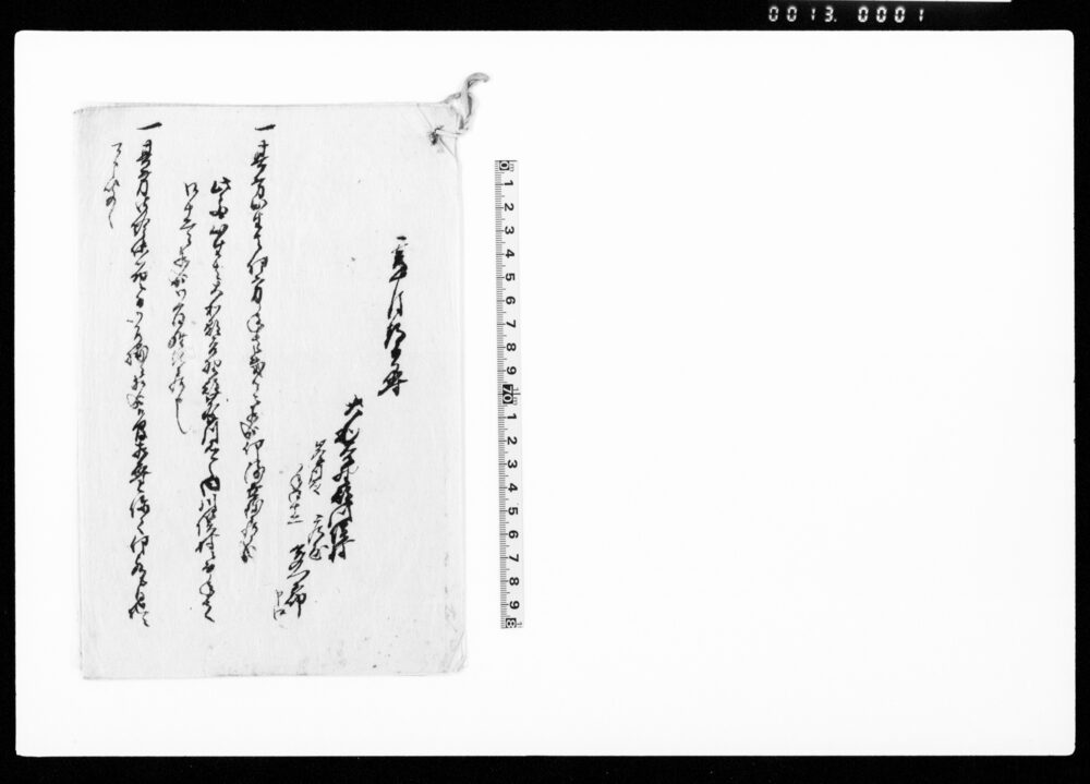 作品画像：[天誅組の乱につき大和川俣村名主尋問書]