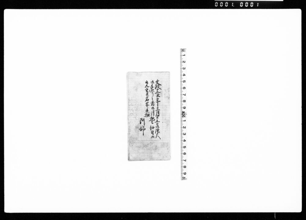 御陸尺御手廻リ之者御月抱被仰付候先主并名前手控