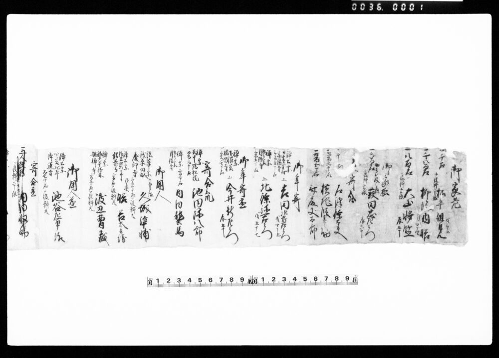 作品画像：[大和郡山藩江戸詰藩士名簿]