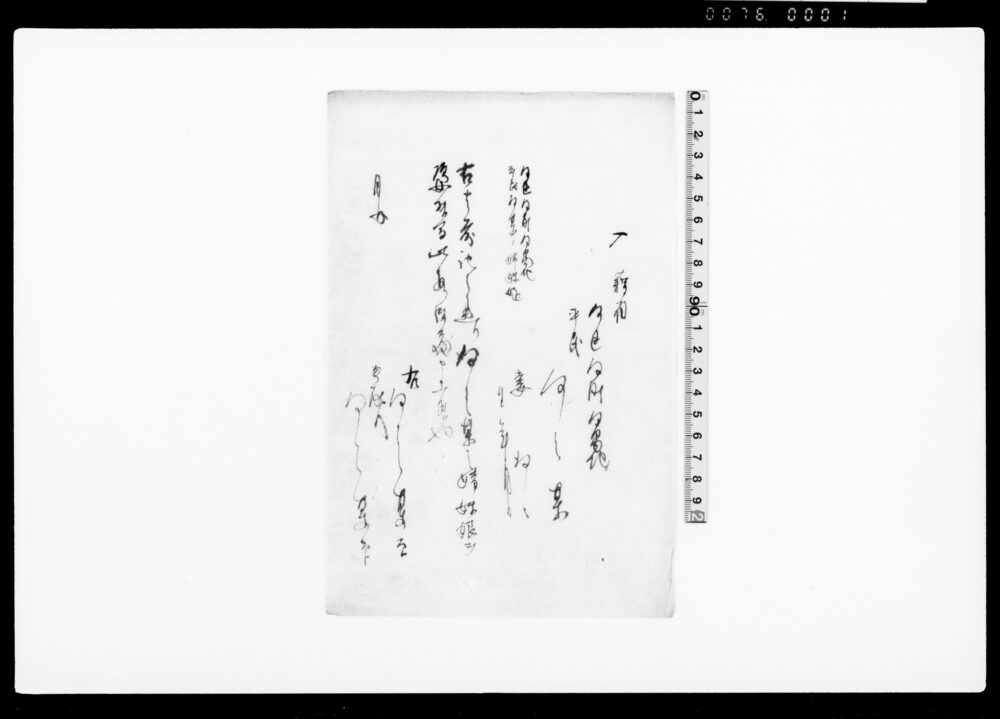作品画像：御家人金田家文書　入籍届書式