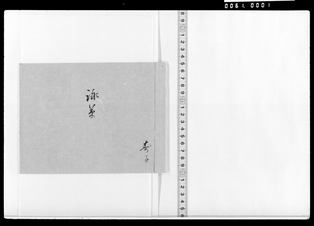 作品画像：詠草(連日春雨等)