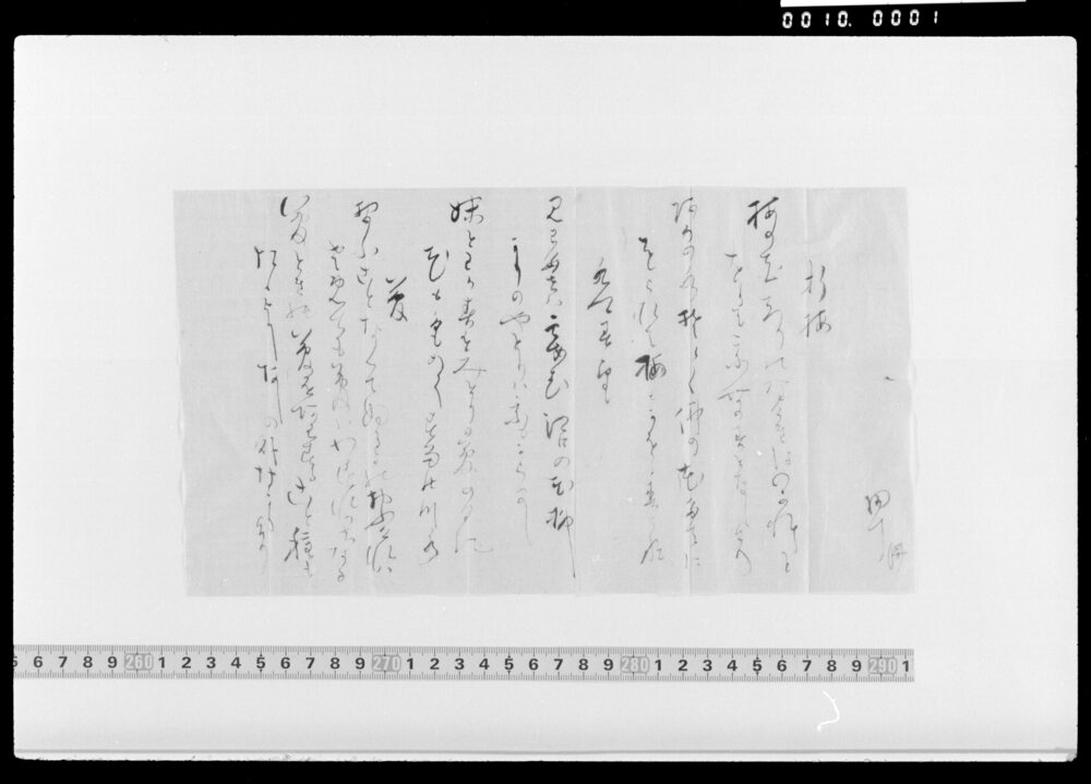 作品画像：詠歌書上(折梅等)