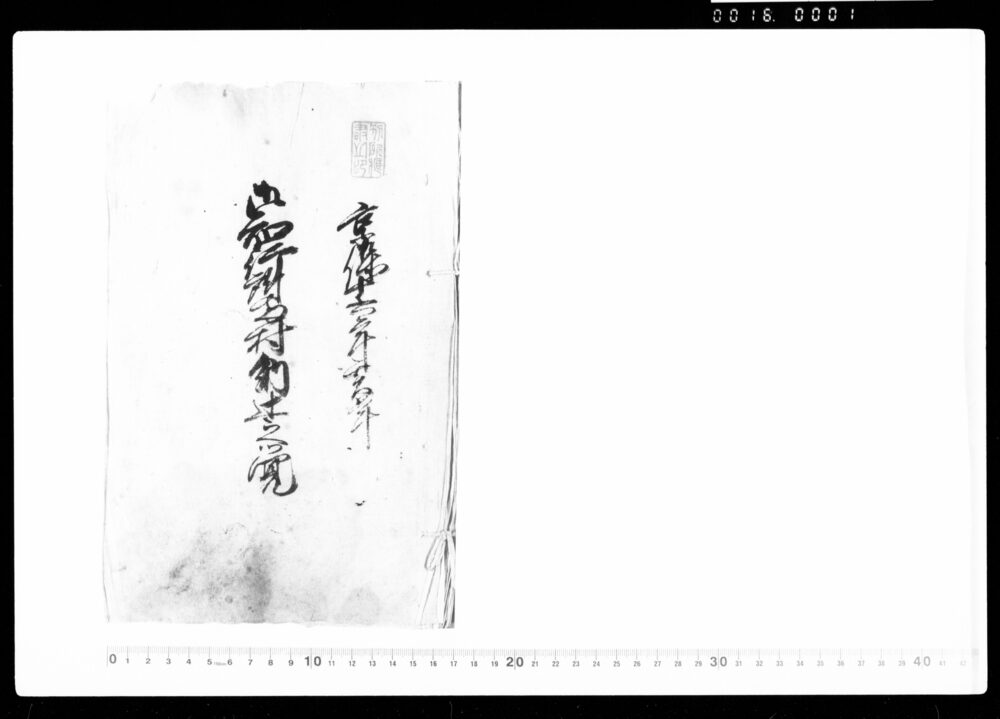 作品画像:御知行所両村納辻之覚