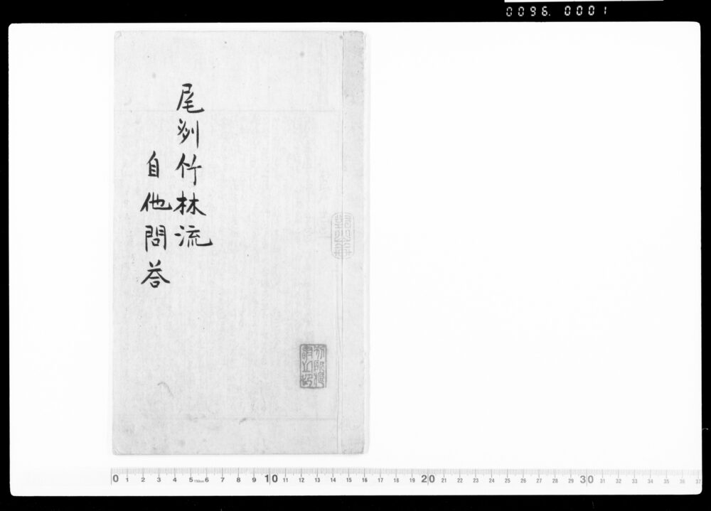 作品画像:尾州竹林流自他問答