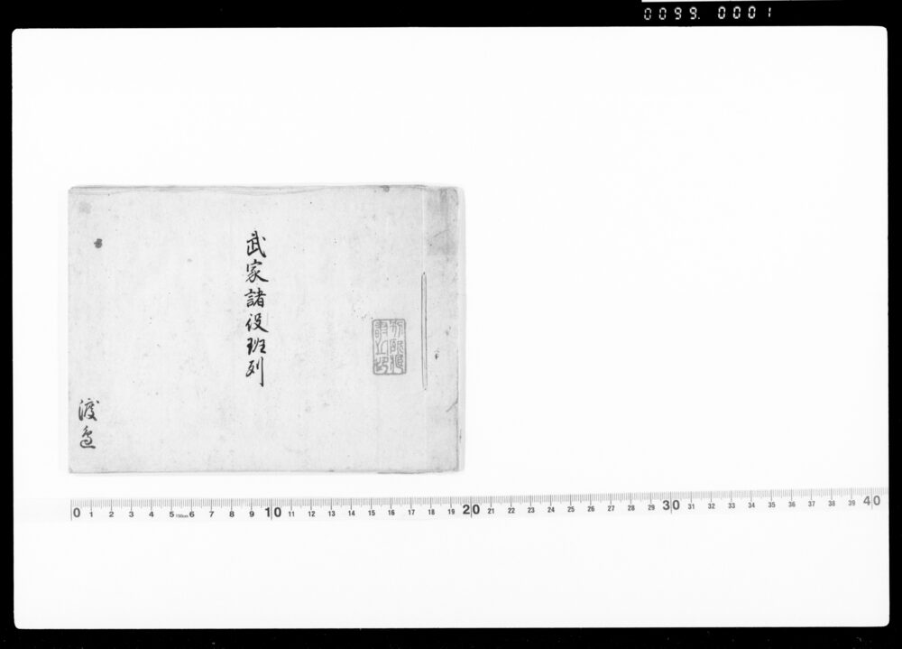 作品画像:武家諸役班列
