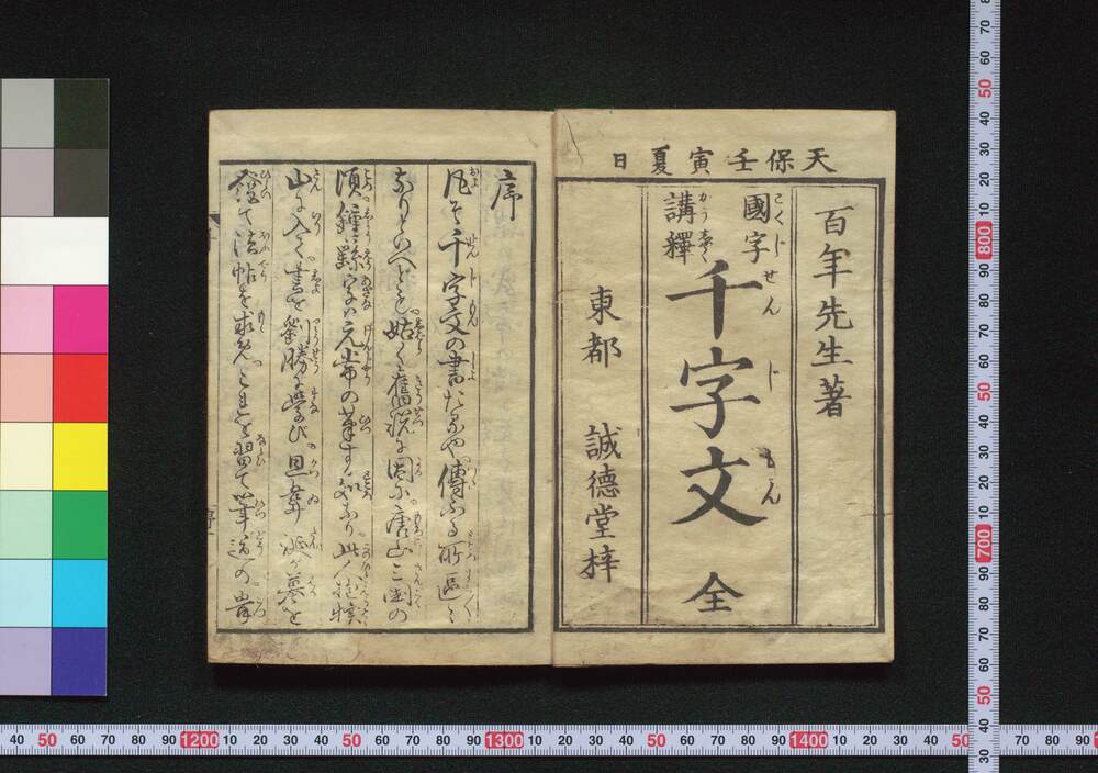 作品画像:千字文