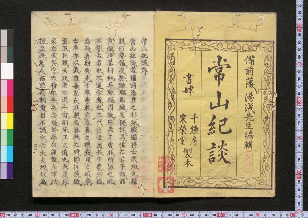 作品画像:常山紀談