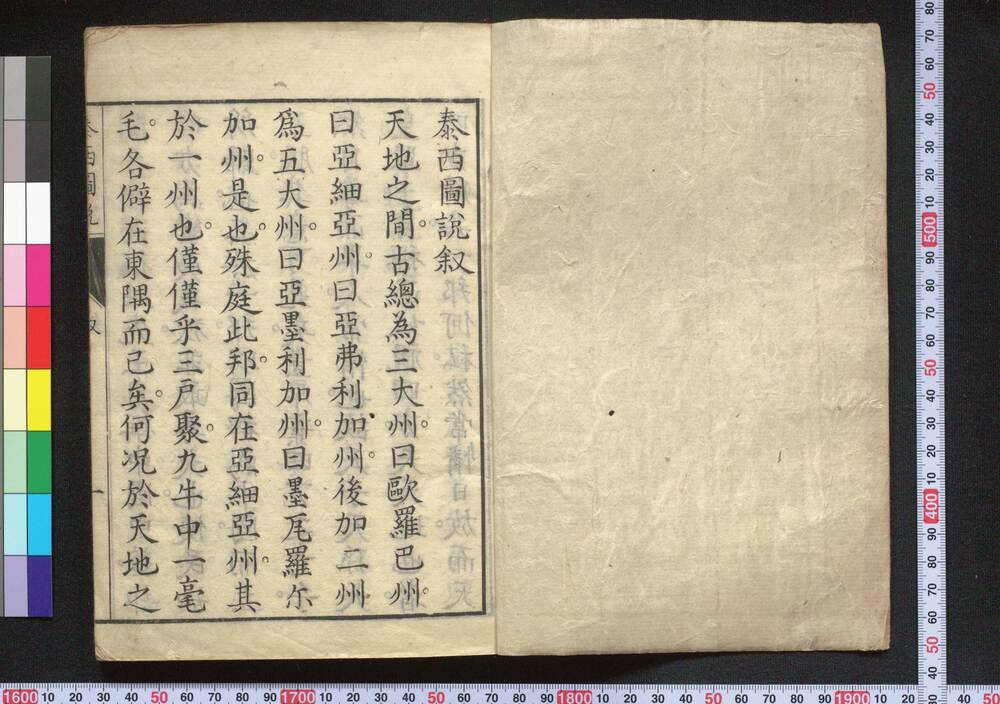 作品画像:泰西輿地図説