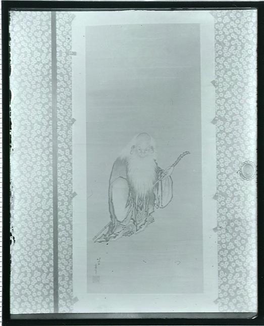 作品画像:北斎画 寿老人像