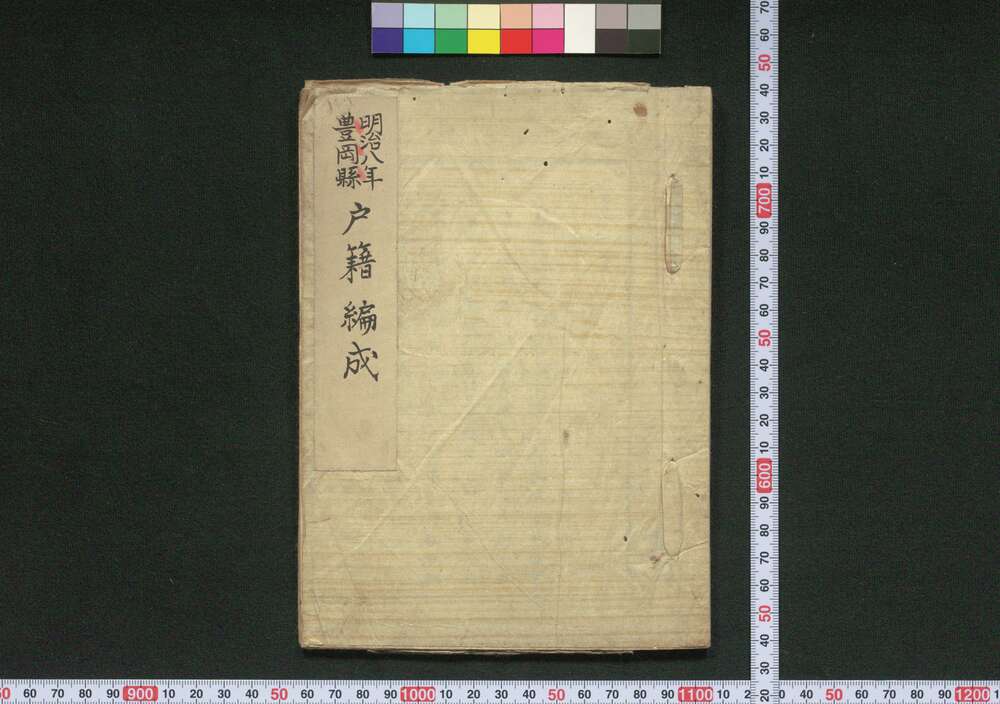 作品画像:明治八年豊岡県戸籍編成