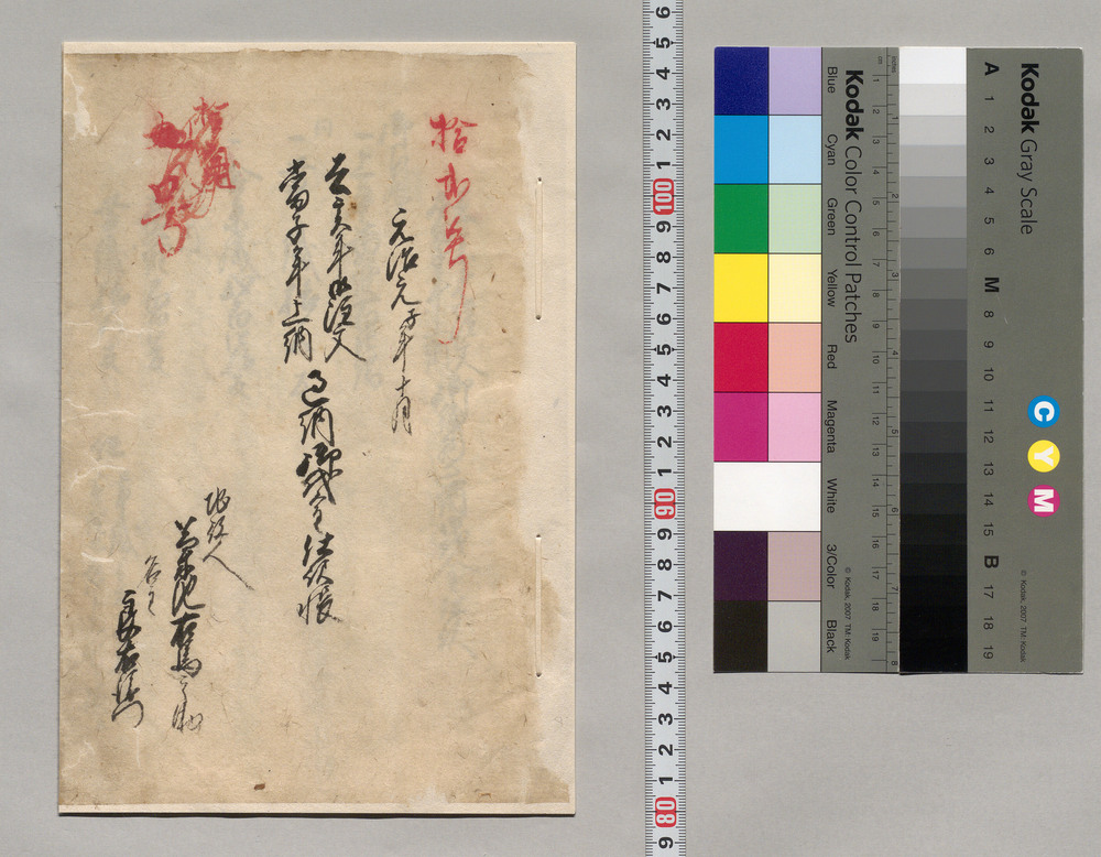 作品画像：去亥年御注文当子年上納過納御代金仕訳帳