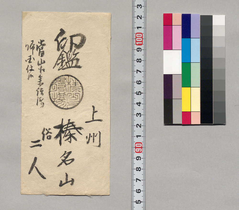 作品画像：（上州榛名山参詣手形）