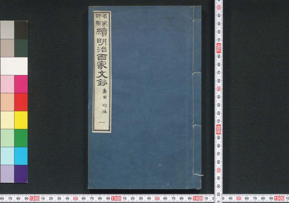 作品画像：名家評点 続明治百家文鈔