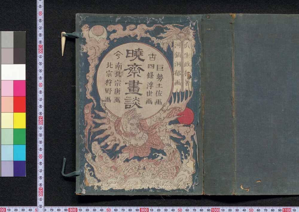作品画像:暁斎画談