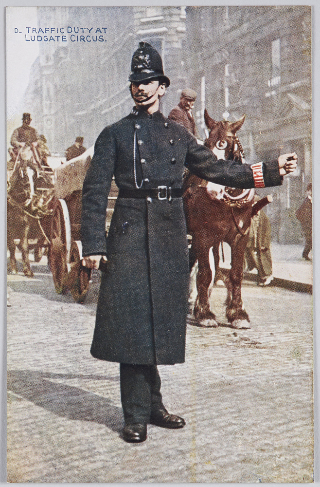 作品画像:TRAFFIC DUTY AT LUDGATE CIRCUS.