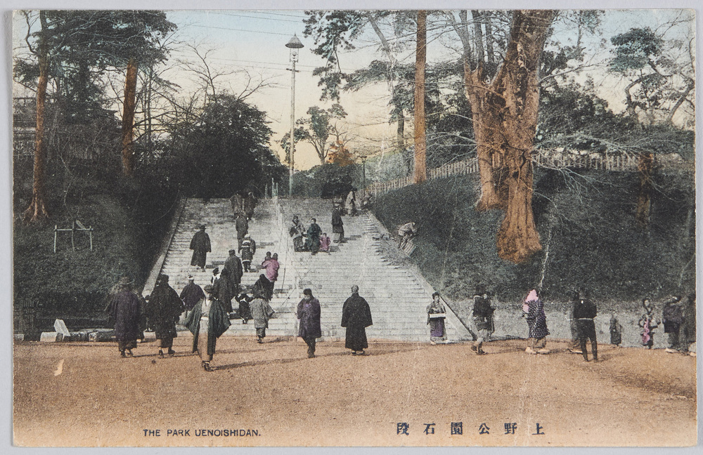 作品画像:上野公園石段