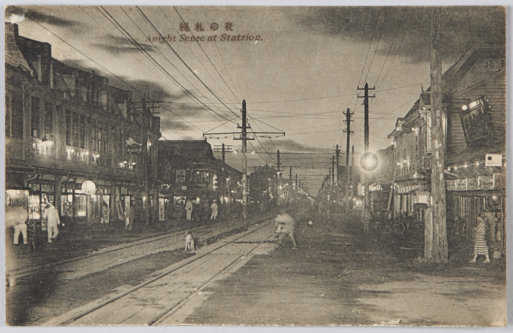 作品画像:夜の札幌