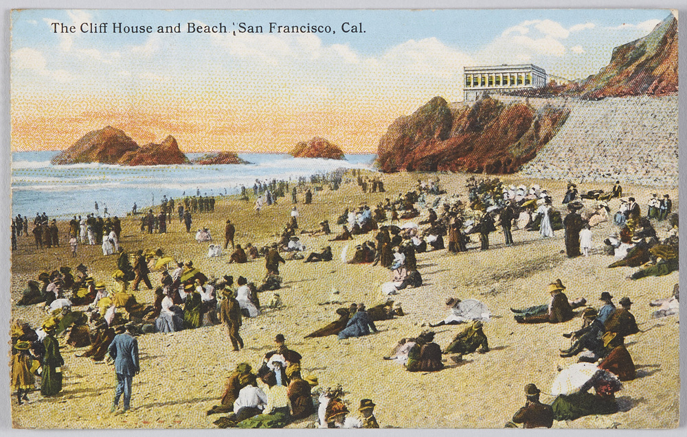 作品画像:The Cliff House and Beach San Francisco, Cal.