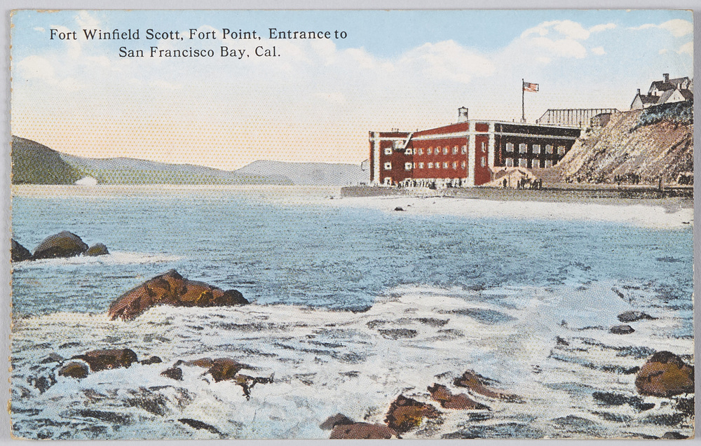 作品画像:Fort Winfield Scott Fort Point, Entrance to San Francisco Bay, Cal.