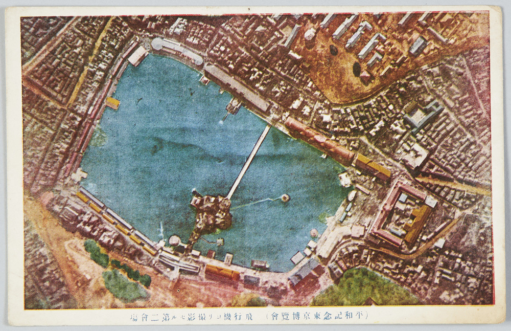 作品画像：(平和記念東京博覧会)飛行機ヨリ撮影セル第二会場