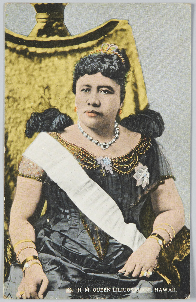 作品画像：H. M. QUEEN LILIUOKALANI, HAWAII.