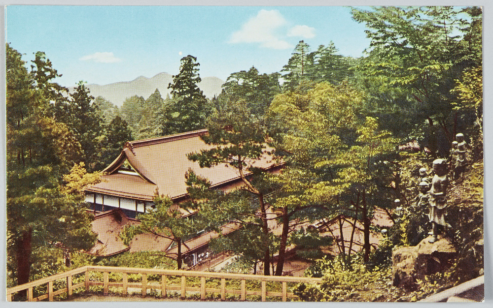 作品画像:社務所全景(神社を見下ろす)