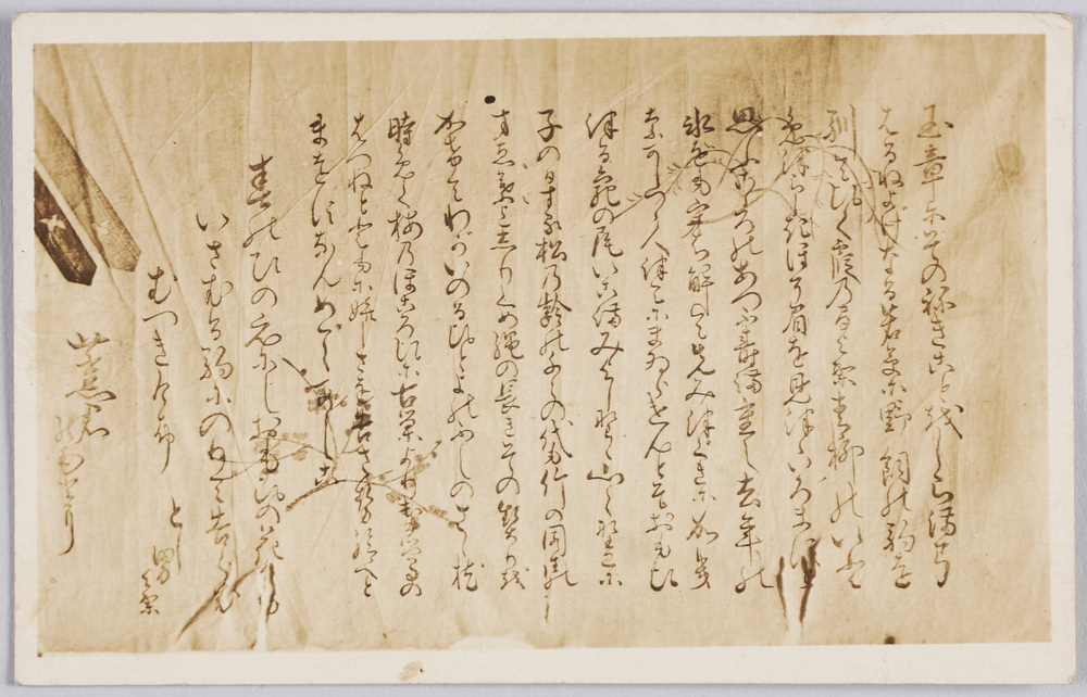 作品画像:薫君のもとに(手紙写真)