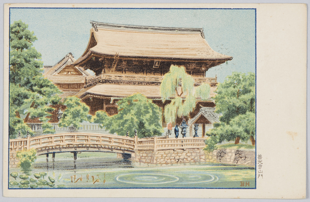 作品画像:善光寺山門