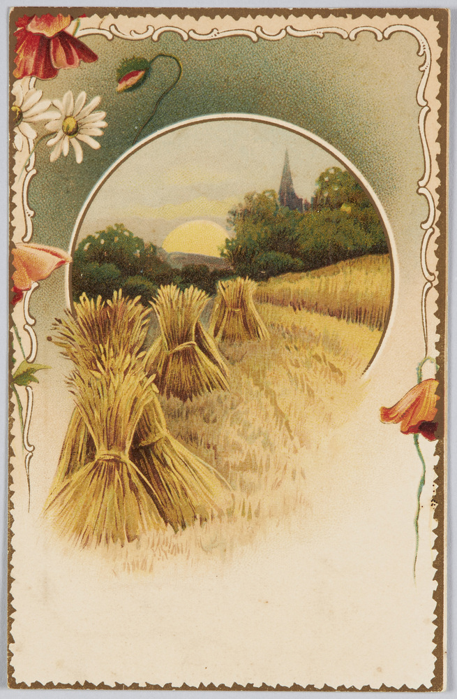 作品画像：[干し草のある風景]