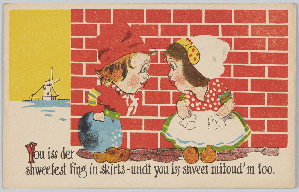 作品画像:You iss der shweetest t’ ing in skirts-undt you iss shveet mitoud’ m too. (Serie No. 5063)(外国製)