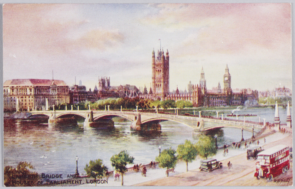 作品画像:ロンドン風景