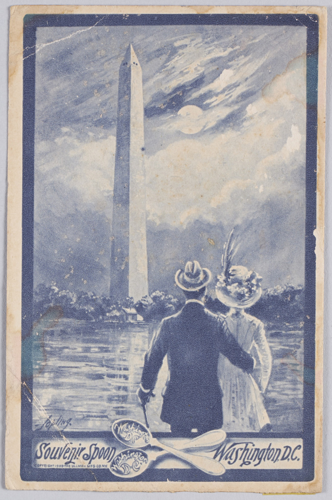 作品画像:Souvenir Spoon. Washington. D. C. (American Post Card “Photogravure”Series 154, Subject 2477)(外国製)