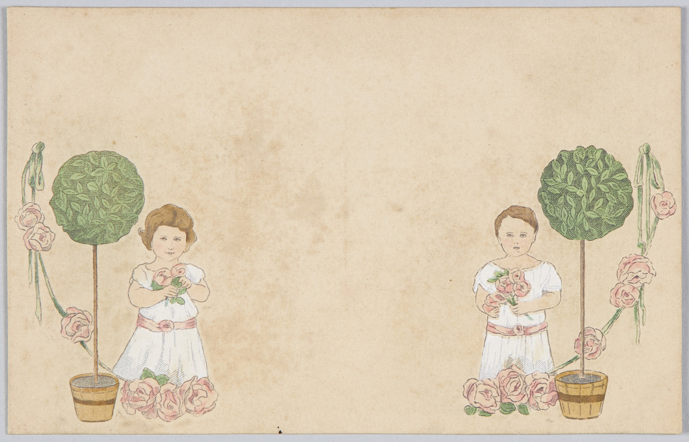 作品画像:花を持つ子供(外国製)