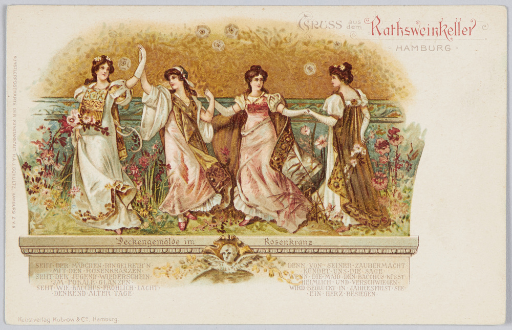 作品画像:GRUSS aus dem Rathsweinkeller HAMBURG
