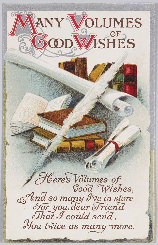 作品画像:MANY VOLUMES OF GOOD WISHES