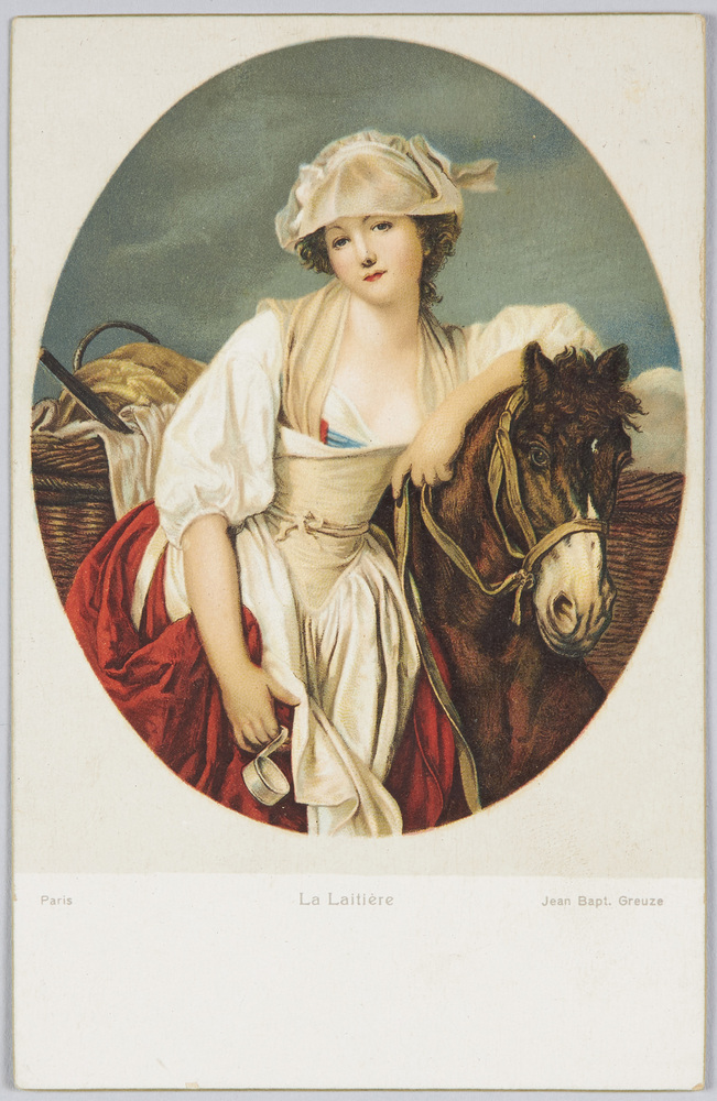 作品画像:La Laitiere, Paris, Jean Bapt. Greuze.