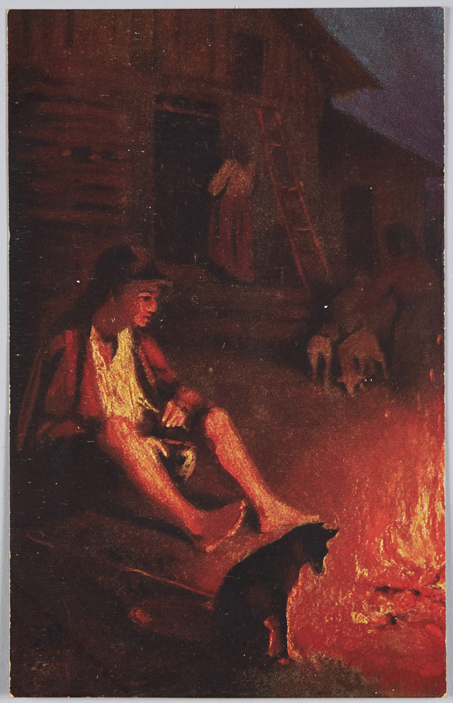 作品画像:GERMAN PEASANT LIFE THE SHEPHERD’ S WATCH.