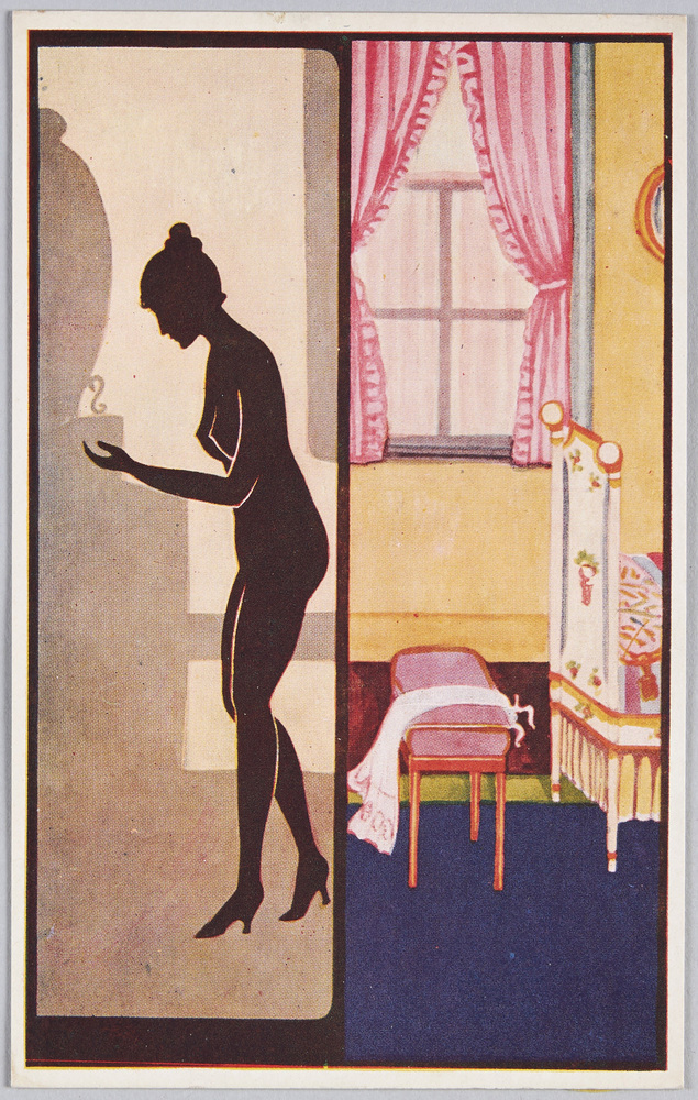 作品画像:女性のシルエット