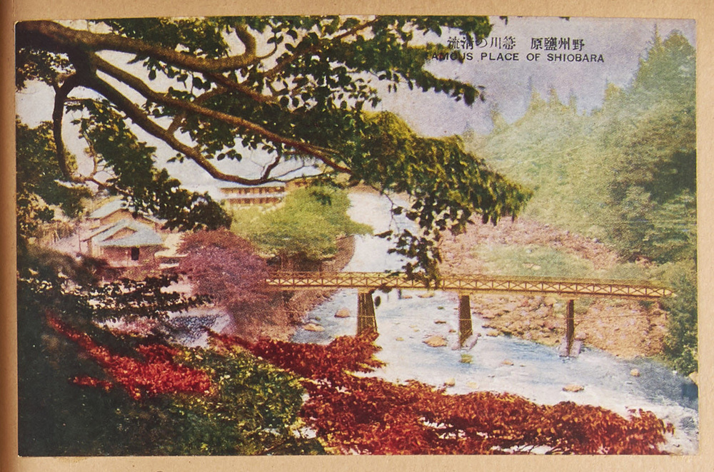 作品画像:野州塩原箒川の清流