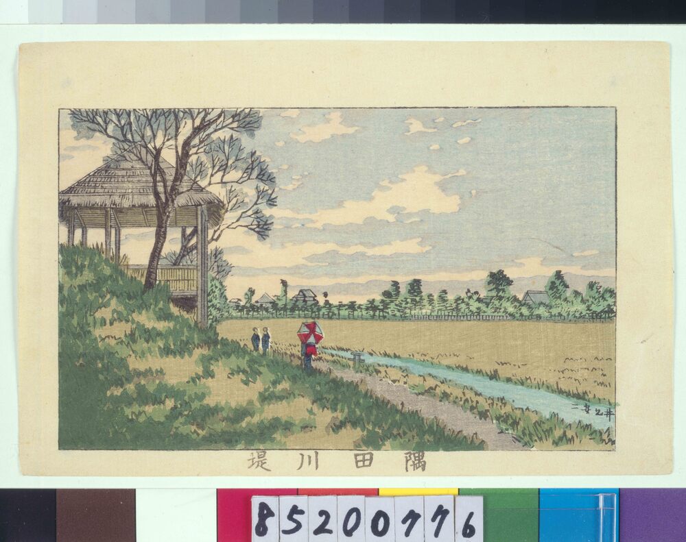 作品画像:東京真画名所図解 隅田川堤