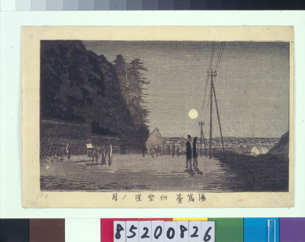 作品画像:東京真画名所図解 水道橋