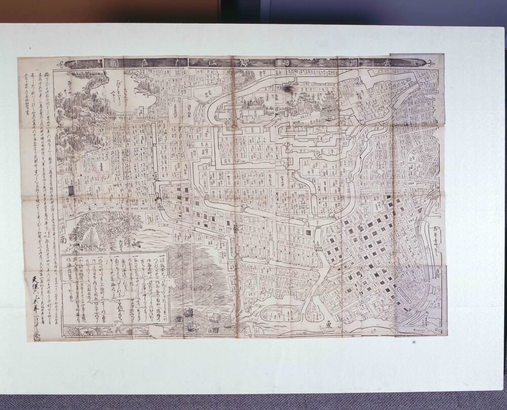 作品画像:武州豊島郡江戸庄図