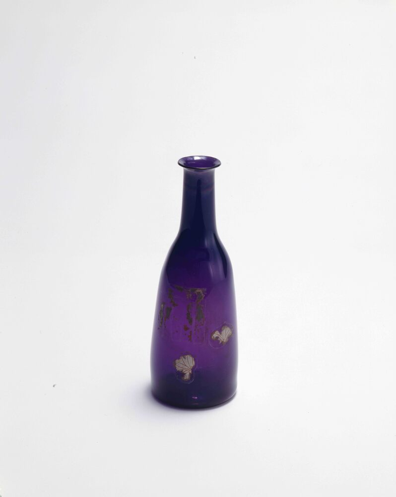 作品画像:紺色鶴首徳利