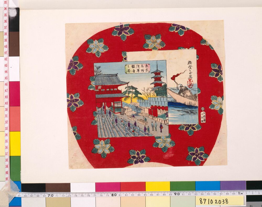 作品画像：東京名所 浅草観音之図